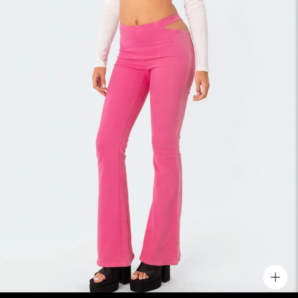 Pink Edikted Pants! Perfect Condition!!